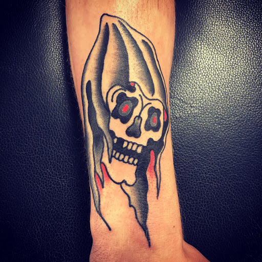 Explore christian forearm tattoo ideas, creative tattoo ideas in Kingston, available at Top Rank Tattoo