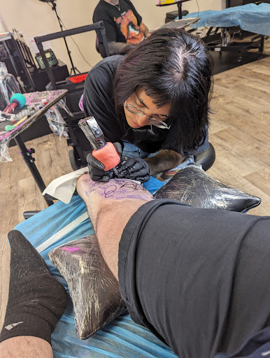 Explore world travel tattoo ideas, creative tattoo ideas in Greensboro, available at Mew Tattoo