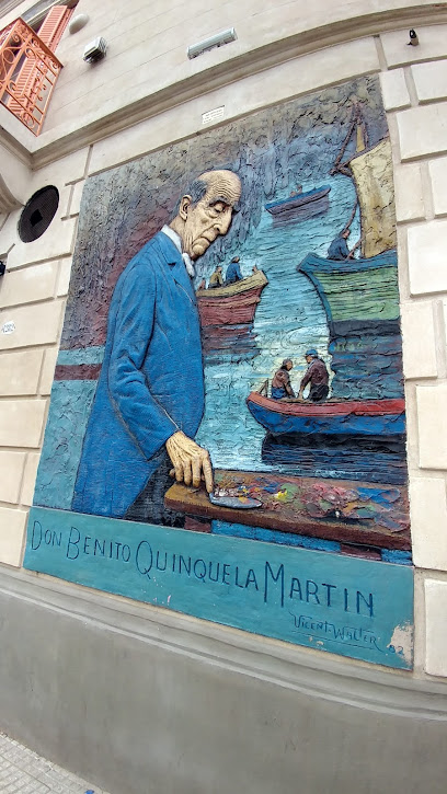 Mural a Don Benito Quinquela Martín