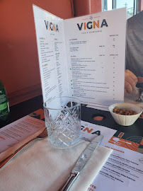 La Vigna à Nice menu