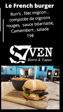 Hamburger du Restaurant S7VEN - Le Seven, Café, Bistrot, Bar à tapas à Vannes - n°6