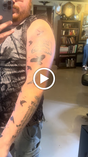 Explore digimon tattoo ideas, creative tattoo ideas in Carbondale, available at Bomber Crew Tattoo