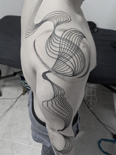 Explore background tattoo ideas, creative tattoo ideas in Goose Creek, available at Red Kirin Tattoo