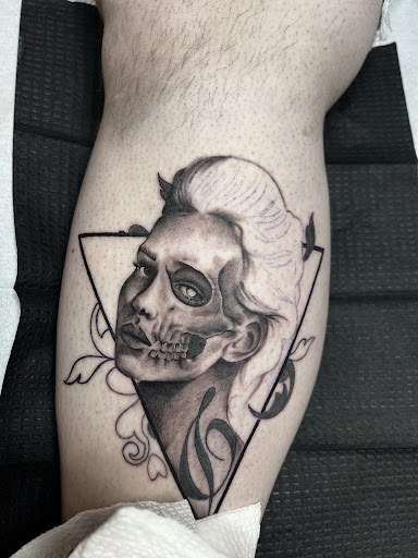 Explore fine line spine tattoo ideas, creative tattoo ideas in Mohnton, available at Safe Haven Tattoo