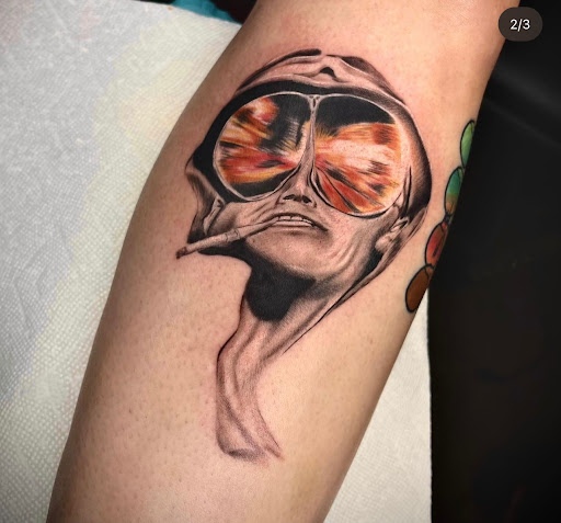 Explore fallout tattoo ideas, creative tattoo ideas in Southampton, available at Le Uke Tattoo Studio