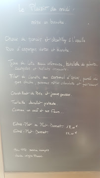 Menu / carte de Restaurant Au Caveau à Bruley