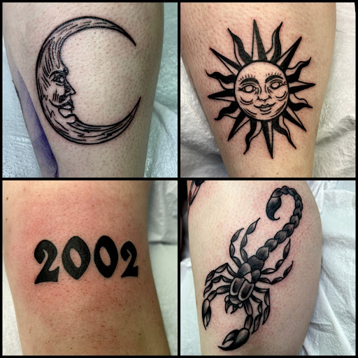 Explore half sleeve tattoo idea, creative tattoo ideas in Adrian, available at Good Life Tattoo Co.