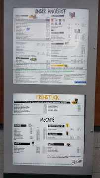 Restauration rapide McDonald's à Wiesbaden (la carte)
