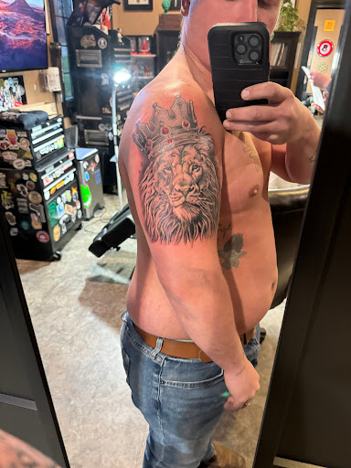 Explore fine line tattoo ideas for guys, creative tattoo ideas in Bloomington, available at Til Death Tattoo And Piercing Parlor