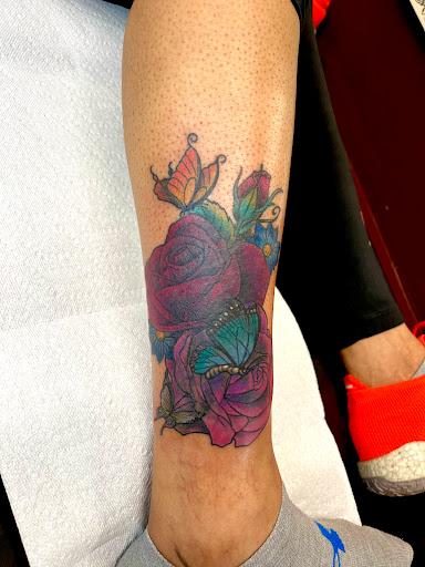 Explore apple tattoo ideas, creative tattoo ideas in Douglasville, available at Long Island Ink Tattoo & Piercing