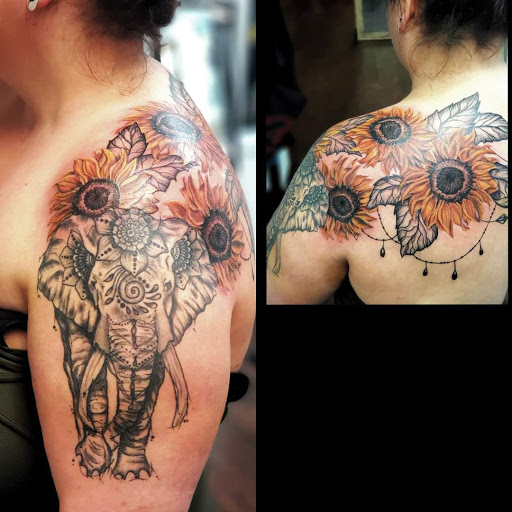 Explore jasmine tattoo ideas, creative tattoo ideas in Molalla, available at Back40Tattoo