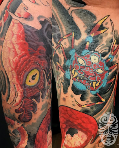 Explore women's cover up tattoo ideas, creative tattoo ideas in Silver Spring, available at Fattys Tattoos & Piercings Silver Spring