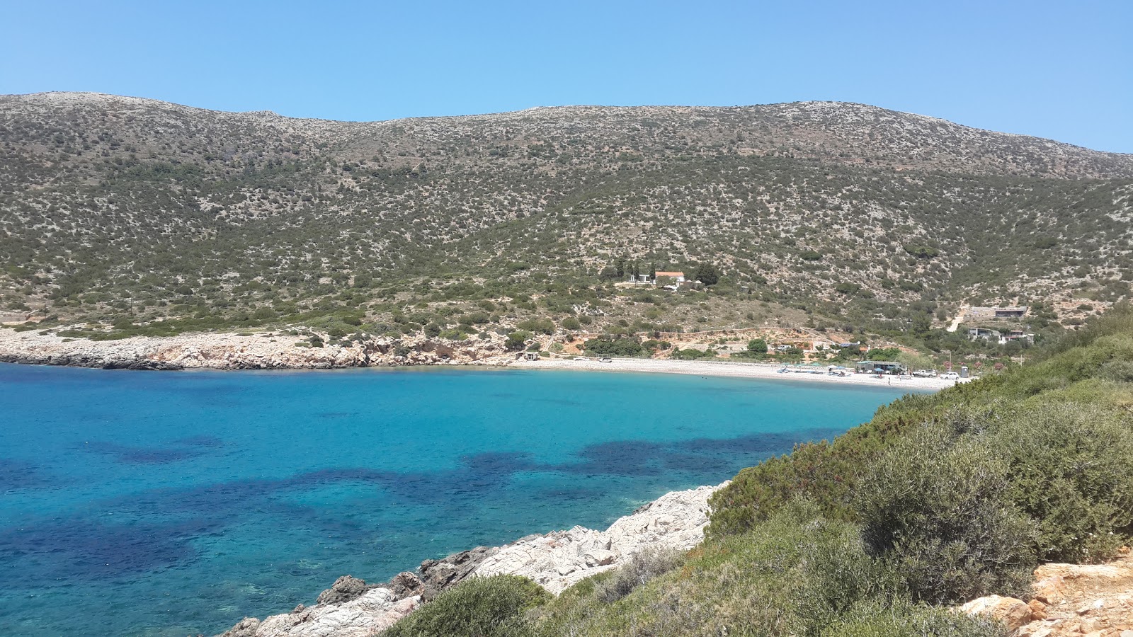 Foto van Paralia Karinta met blauw puur water oppervlakte