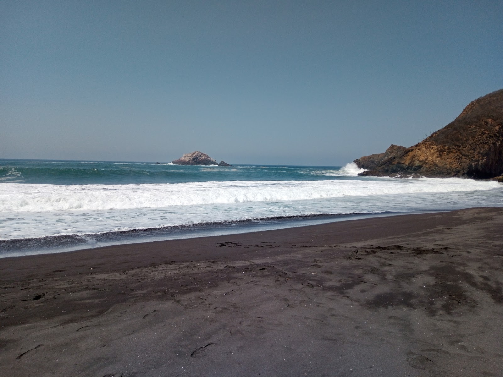 Foto von Playa Campos mit brauner sand Oberfläche