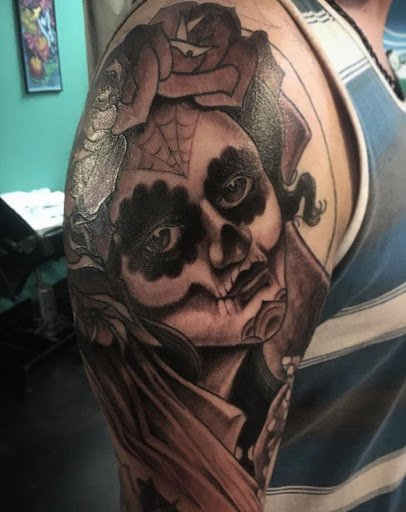 Explore ladies side tattoo ideas, creative tattoo ideas in San Diego, available at Sideshow Tattoo and Piercing