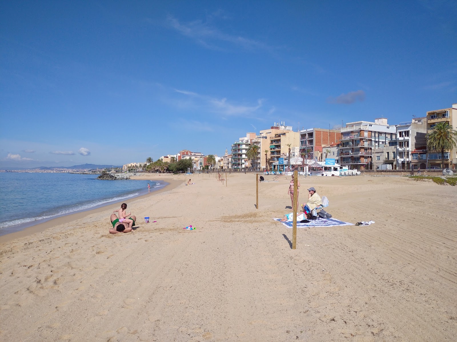 Foto van Bellamar Beach met beige zand oppervlakte