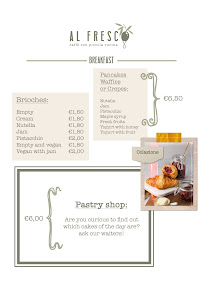 Al Fresco caffè con piccola cucina à Verbania menu