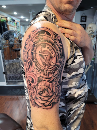 Find best friend sister tattoo ideas for your next unique tattoo in Harrisville at Cloud 9 Tattoo Company
