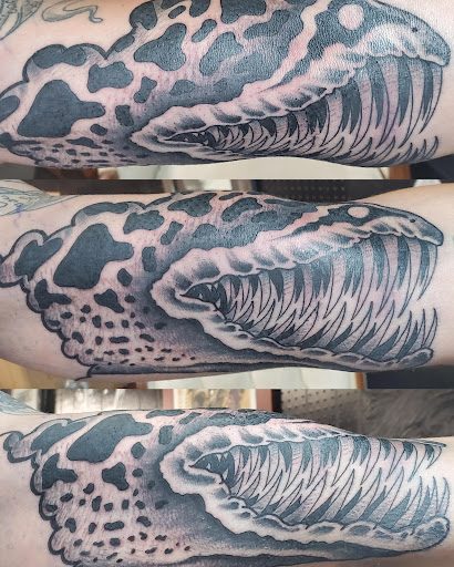 Explore tattoo ideas for back, creative tattoo ideas in Kearney, available at Bread N Butter Tattoo