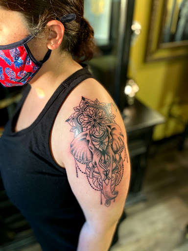 Explore grave tattoo ideas, creative tattoo ideas in Warner Robins, available at Untold Pain Tattoo Studio