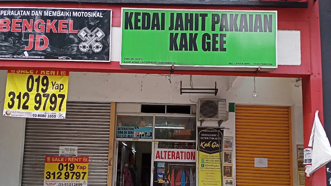 Kak Gee- Kedai Jahit Equine