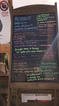 Camavitè à Peschici menu