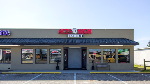 Explore handcuff tattoo ideas, creative tattoo ideas in Myrtle Beach, available at Aces High Tattoo