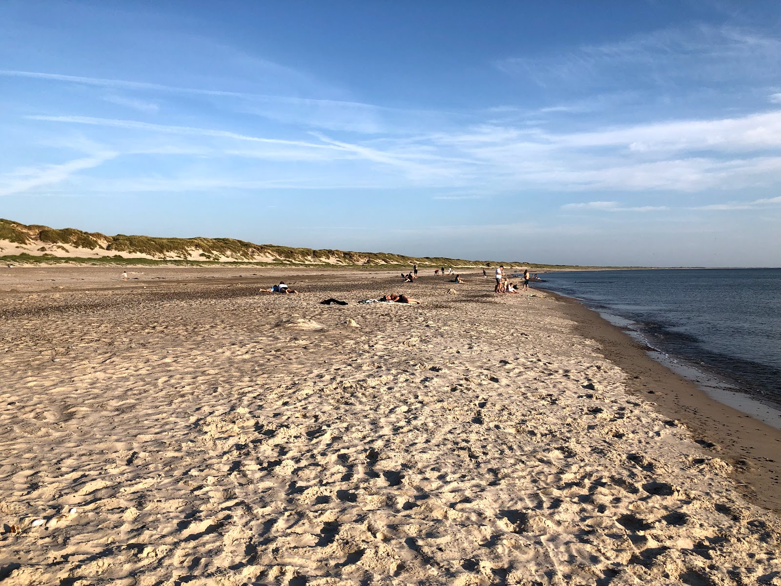 Foto av Nymindegab Beach med lång rak strand