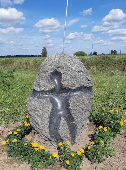 Zarasų paminklas Baltijos kelio 25 - mečiui