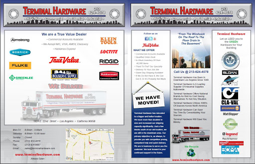 Hardware Store «Terminal Hardware Co Inc», reviews and photos, 1824 E 22nd St, Los Angeles, CA 90058, USA