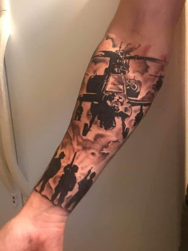 Explore ekg tattoo ideas, creative tattoo ideas in Sumter, available at The Art Company llc