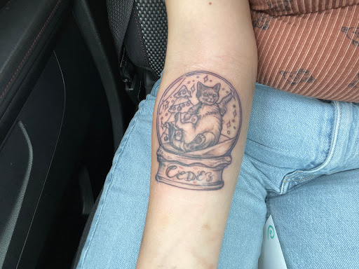 Explore shaded sleeve tattoo ideas, creative tattoo ideas in Galveston, available at Body Language Tattoo & Piercing Studio
