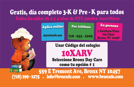 Day Care Center «Bronx Day Care Center Inc», reviews and photos, 559 E Tremont Ave, Bronx, NY 10457, USA