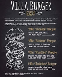Restaurant de hamburgers Cocktailbar & Burger Villa Max à Ehingen (le menu)