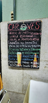 Menu du A Carvoaria à Lisbon