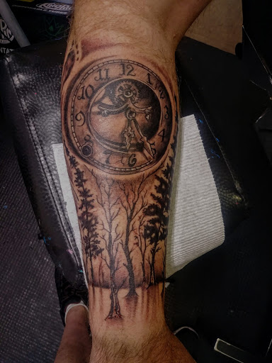 Explore female neck tattoo ideas, creative tattoo ideas in Savannah, available at Tattoo Addictions