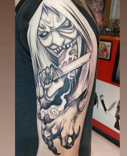 Find female japanese tattoo ideas for your next unique tattoo in El Paso at Pumping Ink Tattoo Parlor