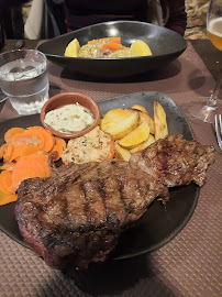 Steak du Restaurant français Café Forges à Beuvron-en-Auge - n°16