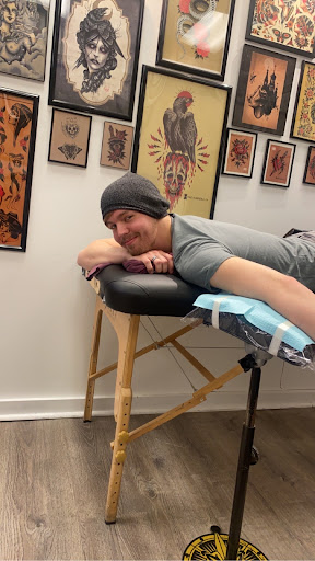 Explore july birth flower tattoo ideas, creative tattoo ideas in Somerville, available at Boston Tattoo Company - Somerville