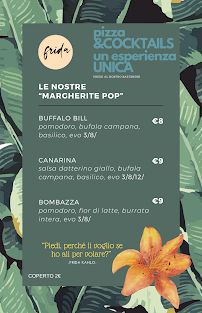 Frida Rooftop Bar à Niscemi menu