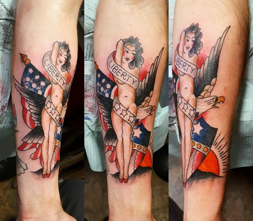Explore firefighter tattoos ideas, creative tattoo ideas in Spokane, available at Feel Good Ink