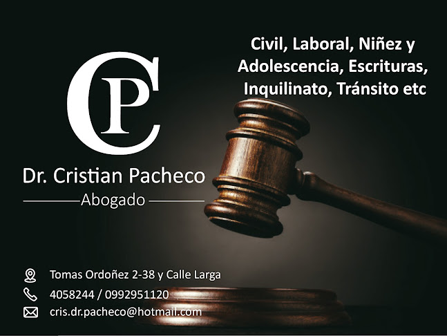 Oficina jurídica Dr.Cristian Pacheco - Cuenca