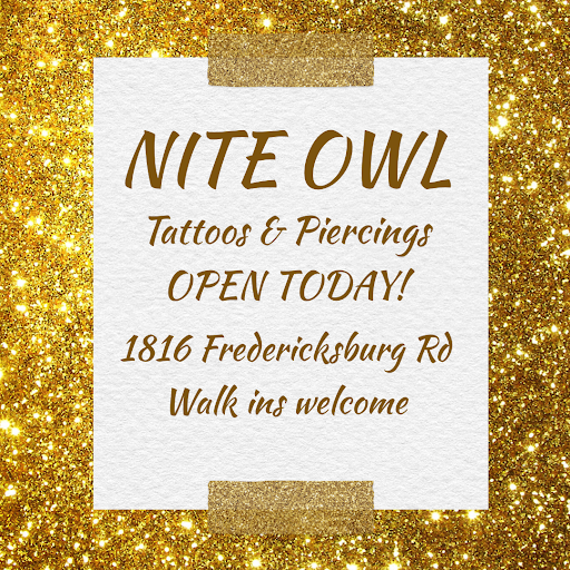 Tattoo Shop «Nite Owl Tattoo Studio», reviews and photos, 7121 W US Hwy 90 #230, San Antonio, TX 78227, USA