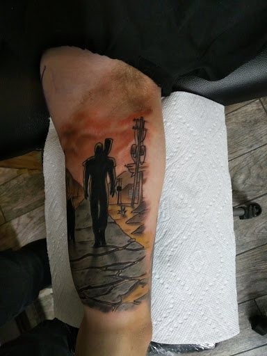 Explore bike tattoo ideas, creative tattoo ideas in Spring Hill, available at Forever Faithful Tattoo Gallery