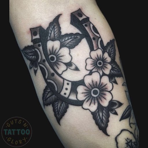 Explore sound wave tattoo ideas, creative tattoo ideas in Kingston, available at GutsN Glory Tattoo LLC