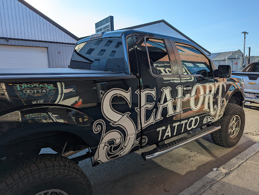 Explore space tattoos ideas, creative tattoo ideas in South Boston, available at Seaport Tattoo Company