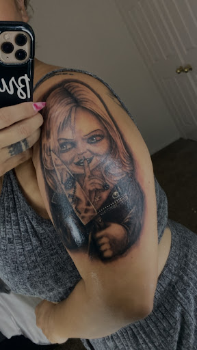 Explore mens collar bone tattoo ideas, creative tattoo ideas in Orange, available at Ink Activitiez Tattoo