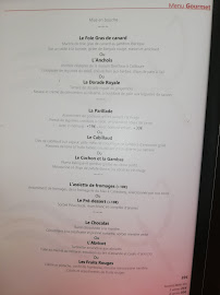 Restaurant Le Neptune à Collioure menu
