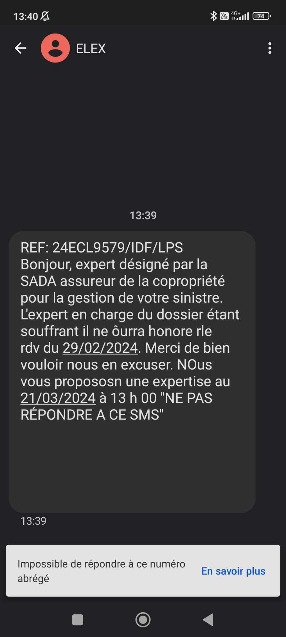 Photo n° 1 de l'avis de Heythem.u fait le 28/02/2024 à 19:51