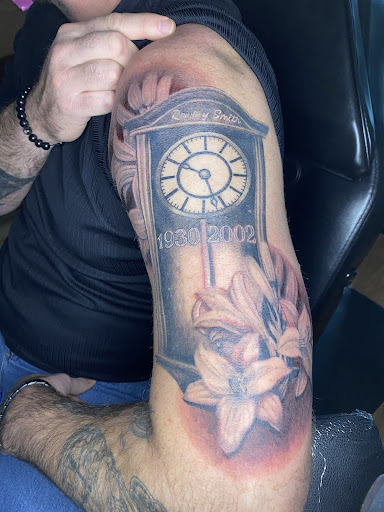 Explore fire and ice tattoo ideas, creative tattoo ideas in Pendleton, available at 1111 Designs Tattoo Studio